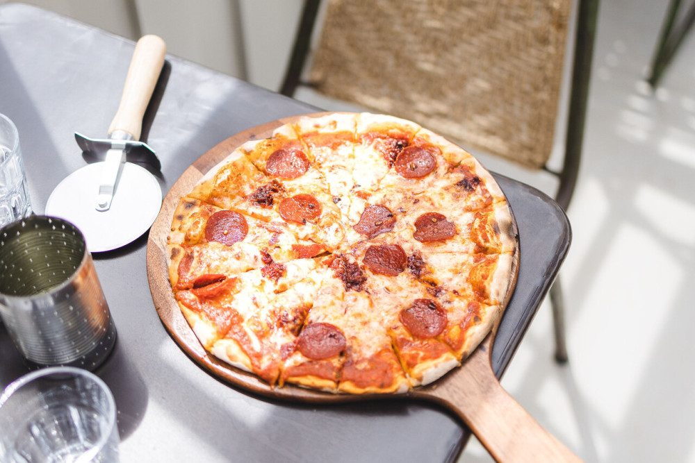 Woodfired pizza from The Glasshouse